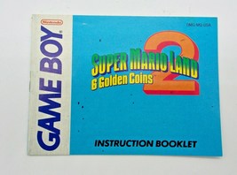 Super Mario Land: 6 Golden Coins Nintendo GameBoy Booklet Manual Instruc... - $7.91