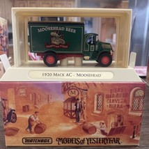 1993 Matchbox Models Of Yesteryear Great Beers 1920 Mack AC Moosehead YGB09 - £11.17 GBP