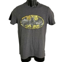 Batman Crewneck Graphic T Shirt XL Boys Grey Comic Short Sleeves Pullover - £7.47 GBP