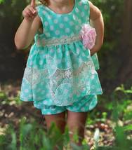 DAINTY DOTS BABY GIRLS AND TODDLER SHORT SET - $48.00