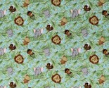 Cotton Animals Safari Jungle Baby Nursery Fabric Print by the Yard D507.37 - $11.95