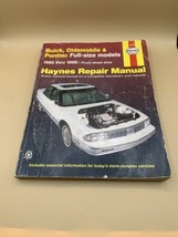 Haynes 19020 Buick,Oldsmobile &amp; Pontiac FULL-SIZE Models Repair Manual - £10.30 GBP