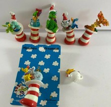 1997 Lot of 7 ENESCO Dr Seuss Miniature Christmas Ornaments - £23.21 GBP