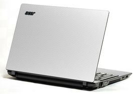 LidStyles Carbon Fiber Laptop Skin Protector Decal Acer Aspire One AO756-2840 image 7