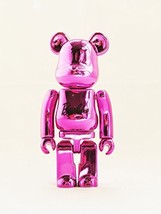 Medicom Toy Be@rbrick BEARBRICK 100% Series 21 Cute Barbie Metallic Pink Secr... - £46.05 GBP