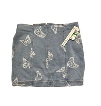 Tinseltown Jean Skirt Denim Butterfly Large NEW NWT  Tinsel town Jean Skirt - $14.84