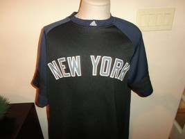 Adidas New York MLB Baseball Pullover Jersey Shirt Fits Adult XL Mets Ya... - £28.03 GBP