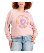 MAD Engine Ladies Plus Size Sweatshirt Smokey The Bear Dusty Pink Plus S... - £22.70 GBP