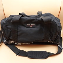 Vintage Polo Sport Ralph Lauren Duffle Gym Bag SpellOut Overnight Should... - £31.93 GBP