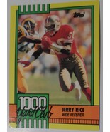 San Francisco 49ers Jerry Rice 1990 Topps NFL Football Card  1000 yd Clu... - $10.62 CAD