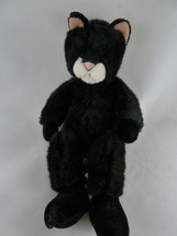 Russ Nadia Black Kitty Cat Plush Stuffed Animal Toy 10&quot; - £7.83 GBP