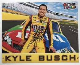 Kyle Busch Signed Autographed Color 8x10 Promo Photo #19 - $49.99