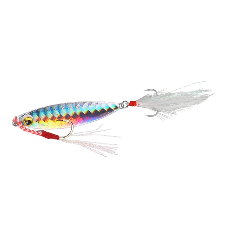 1PC VIB Lead Fish Jig Fishing Lure 7G/10G/15G/20G Slow Jig Metal Fishing Bait Sp - £24.78 GBP