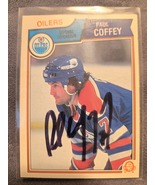 Paul Coffey Hand Signed Hockey Card Autographed Edmonton Oilers HOF - $21.00