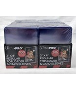 NEW Ultra Pro 200-Count 3x4 Regular Toploader &amp; Poly Sleeves Sports Card... - £27.15 GBP