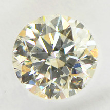 Round Shaped Diamond Loose 1.00 Carat H/SI2 Real Natural Drilled IGI Certificate - £1,824.44 GBP