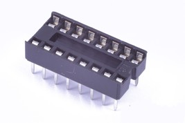 60 Pcs X Ic Sockets Low Profile Dip 16 Pins 7.62mm 0.3 &quot; Socket Holder - $6.68