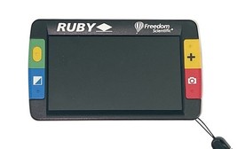 Freedom Scientific RUBY Handheld Video Magnifier Low Vision Aid Case Box READ image 4
