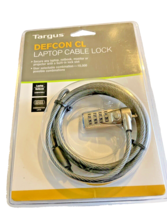 Cable Lock Targus Defcon CL Laptop Combination 6.5 Feet Long New PA410U - £14.30 GBP