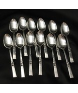 Oneida Morning Star Teaspoons 6-1/8&quot; Lot of 12 Silverplate - $29.53 CAD