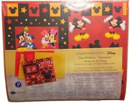 Creative Memories Done with One Disney MICKEY &amp; THE GANG printed paper NIP - $29.95