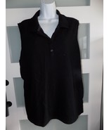 St. Johns Bay Black Polo Sleeveless Shirt Size 2X Women's NEW - €17,04 EUR