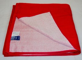 Red Cotton Bath Wrap / Sauna Towel / Tanning Blanket ~ 30&quot; x 60&quot; ~ #Y850 - £7.79 GBP