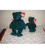 Ty 2001 Holiday Bear Beanie Baby And Jingle Beanies  - £13.06 GBP