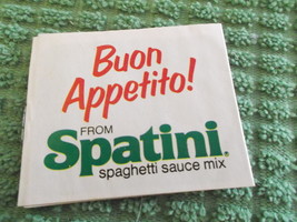 Spatini Recipe Booklet - $4.00
