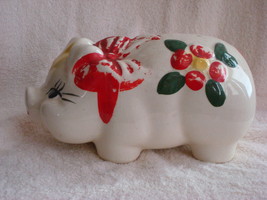 Large American Bisque Co./ American Pottery Co. Piggy Bank - £31.98 GBP