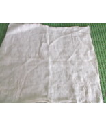 Handkerchief in burnout and embroidered print  in white - probably bridal - £9.38 GBP