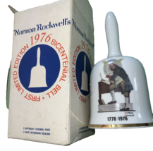 Vintage Collectable Norman Rockwell Limited Edition 1976 Bicentennial  Bell - £19.36 GBP