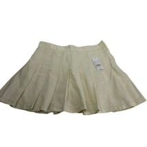 Brandy Melville J. Galt Dana Cream Pleated Skort Size M - £21.55 GBP