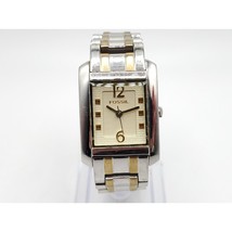 Ladies Fossil ES-2122 Rectangular Stainless Steel Quartz Watch New Battery 25mm - $24.99