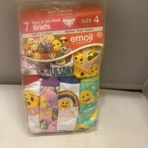 Emoji Girls Briefs Panty Size 4 Underwear - $14.98