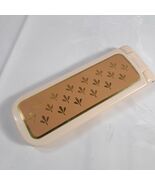 Vintage Avon Lint Brush remover for clothes Travel Folding 1982 cream go... - $15.00