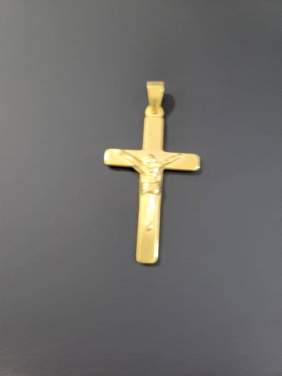 Gold Cross Pendant - $18.00