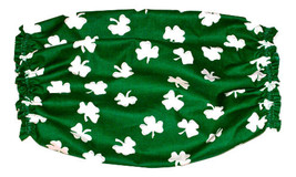 Dog Snood Green White Shamrocks Cotton Spaniel Basset Afghan Puppy REGULAR - £9.58 GBP