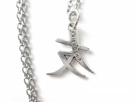 Japanese/Chinese Kanji Friendship Symbol Charm Necklace - £16.78 GBP