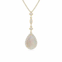 Authenticity Guarantee

ANGARA 9x6mm Opal Teardrop Pendant with Diamond Accen... - £454.97 GBP