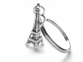 Eiffel Tower Key Chain or Zipper Pull with Eiffel Tower Charm - $11.00