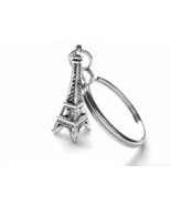 Eiffel Tower Key Chain or Zipper Pull with Eiffel Tower Charm - £8.81 GBP