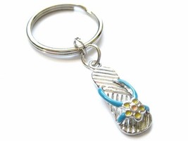 Flip Flop Charm Key Chain or Zipper Pull with Cute Flip Flop Charm - $11.00