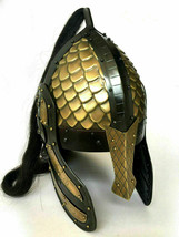 Spartan Knight Helmet Medieval Armour Roman Helmet Cobra Finish Halloween Gift - $113.60