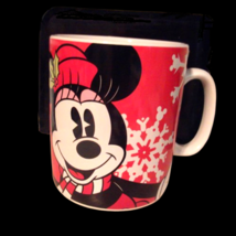 Disney Minnie Mouse Christmas Winter Snowflake Coffee Mug-Extra Large - $22.82 CAD