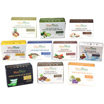 Shea Olein Soaps - Beauty Soaps, Natural, African Black Soap - Set of 10 - £70.36 GBP