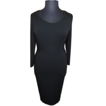 FTF Fashion To Figure Black Soft Stretchy Bodycon Midi Dress Plus Size 1X - $35.00