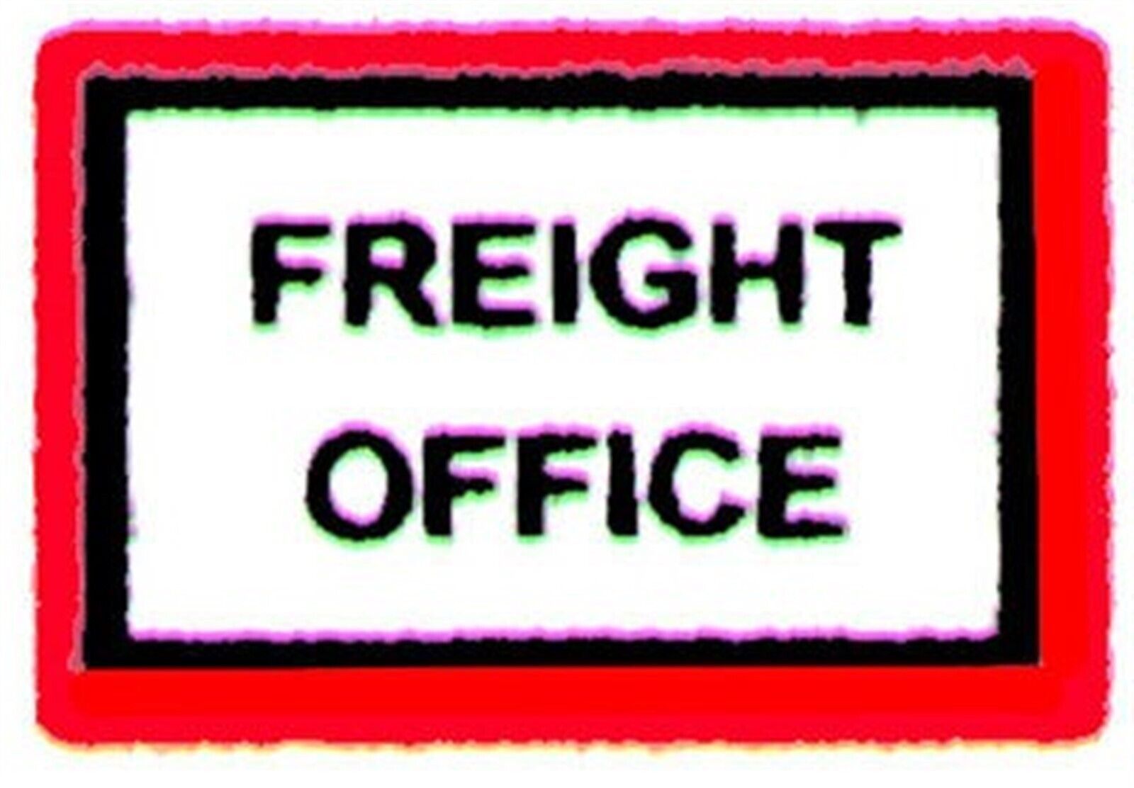 Primary image for American Flyer HARBOR JUNCTION FREIGHT OFFICE SIGN FLYERVILLE MINI-CRAFT STICKER