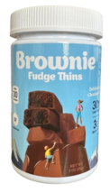Chocolate Fudge Brownie Thins, 30% Less Sugar, Rich Chocolate Taste w/ N... - £10.18 GBP