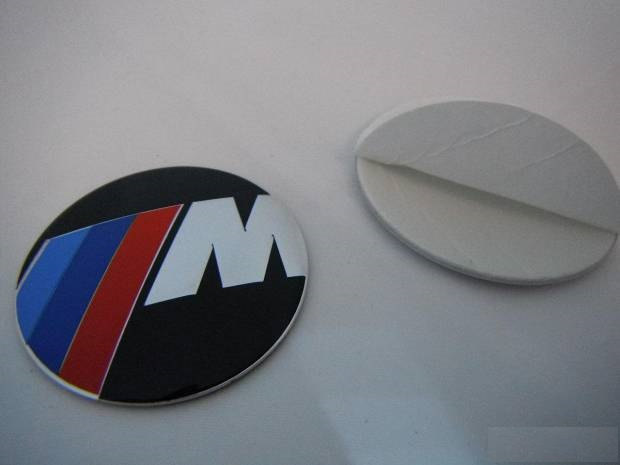 Set of 4 - car wheel center cap stickers - ///M Tech (BMW) Domed